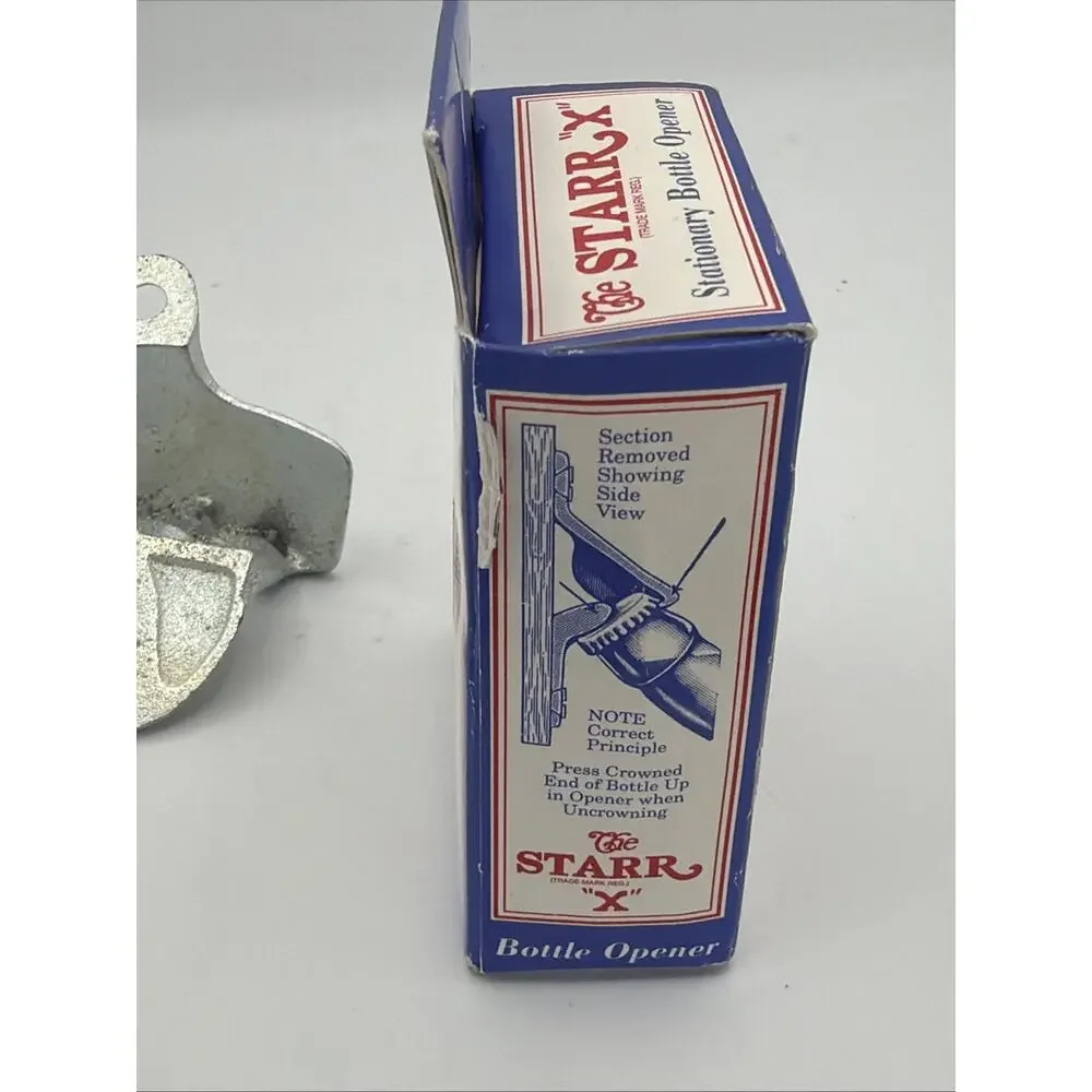 New AU AUBURN UNIVERSITY Wall Mount Starr X Stationary Bottle Opener GREAT GIFT!